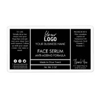 Professional Black White Border Face Oil Serum