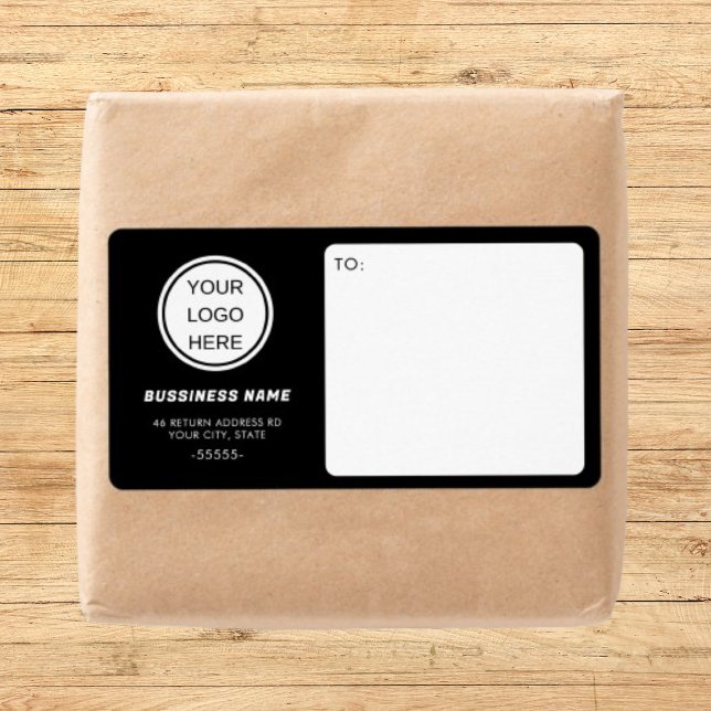 Professional Black White Business Logo Shipping (Creator Uploaded)