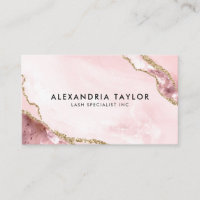 Professional Blush Pink Gold Glitter Marble Agate