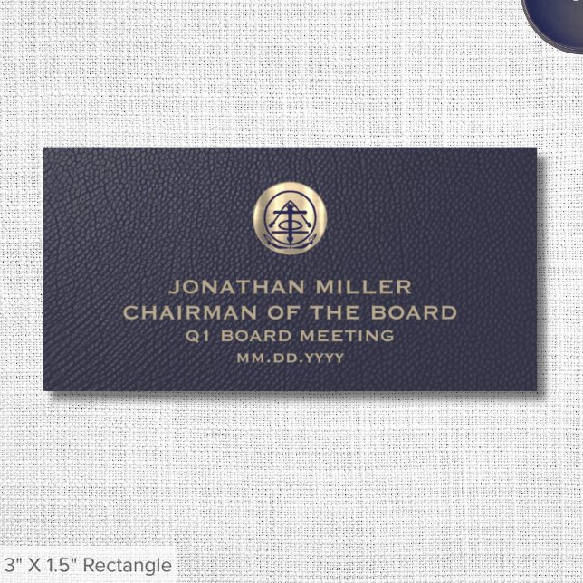 Professional Board Meeting Company Event Name Tag (Creator Uploaded)