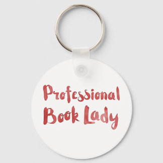 professional book lady keychain