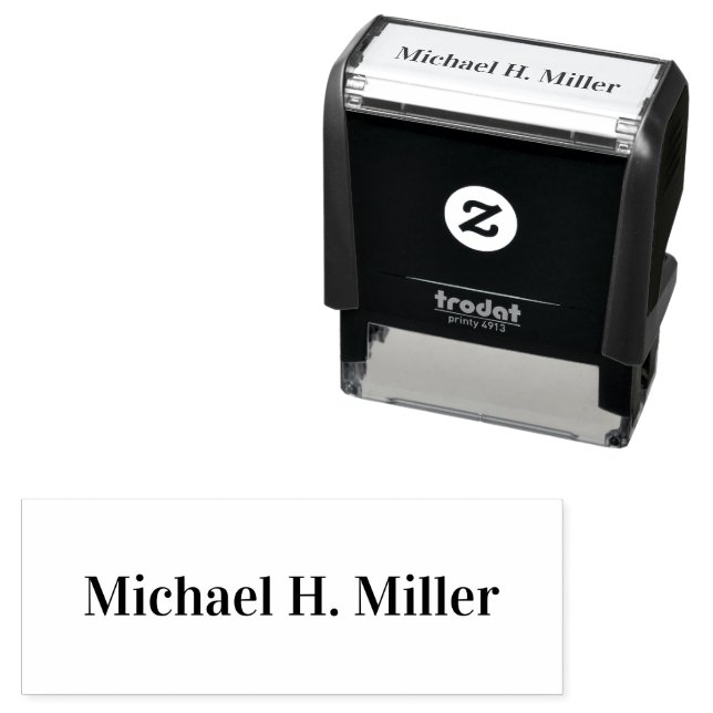Professional Boss Signature Business Self-inking Stamp (In Situ)