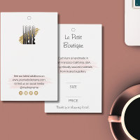 Professional Boutique Logo Clothing Price Tag