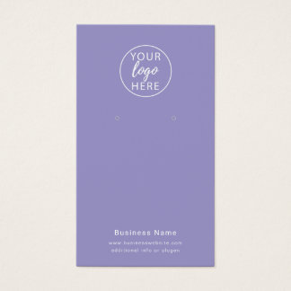 Professional Boutique Marketing Earring Card