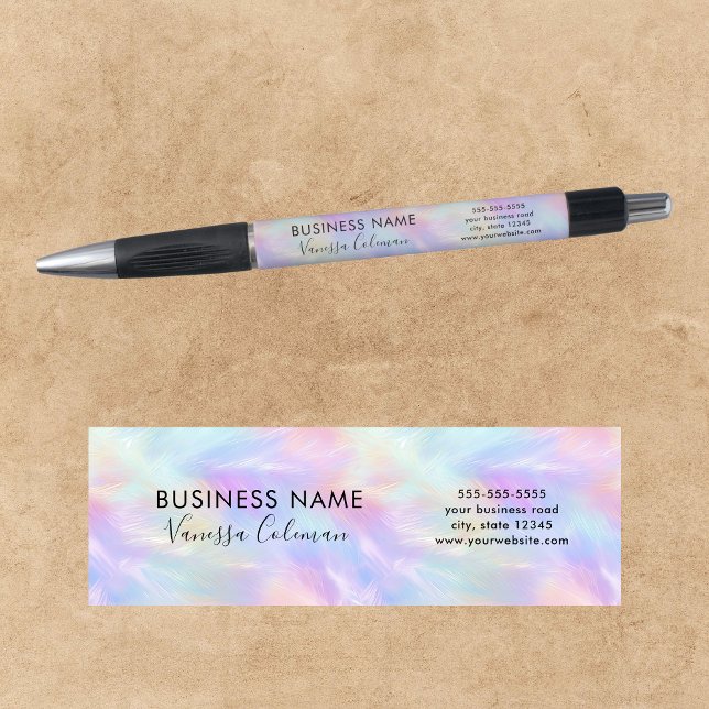 Professional Brand Minimal Script Iridescent Opal Pen (Creator Uploaded)