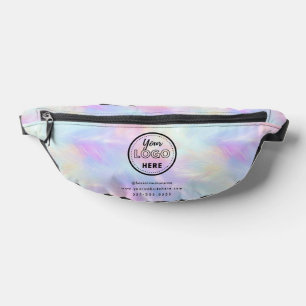 Professional Branding Logo Iridescent Opal Stylish Fanny Pack