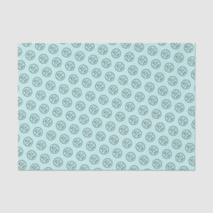 Professional Branding Minimalist Logo Summer Blue Tissue Paper
