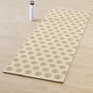 Professional Branding Minimalist Promo Logo Groovy Yoga Mat