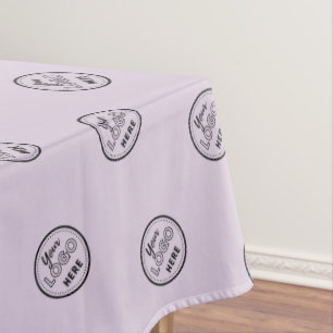 Professional Branding Minimalist Promo Logo Purple Tablecloth