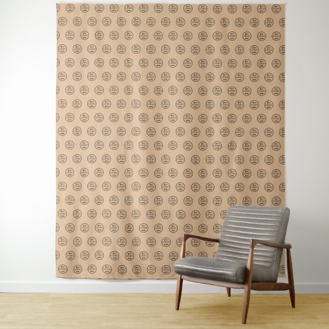 Professional Branding Minimalist Promo Logo Rustic Tapestry (In Situ)