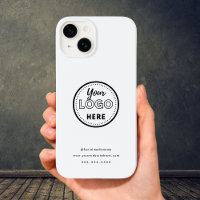Professional Branding Minimalist White Promo Logo