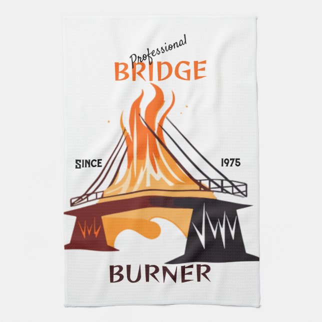 Professional Bridge Burner Kitchen Towel (Vertical)