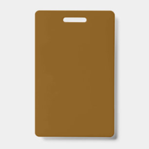 Professional Brown Identification Card Badge