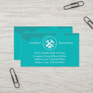 Professional Builder Carpenter Tools Woodworking B Business Card