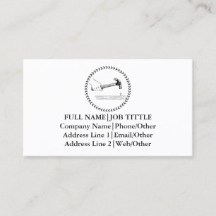 Professional Builder Carpenter Tools Woodworking Business Card