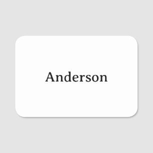 Professional Business 3" X 2" Rectangle Classic  Name Tag