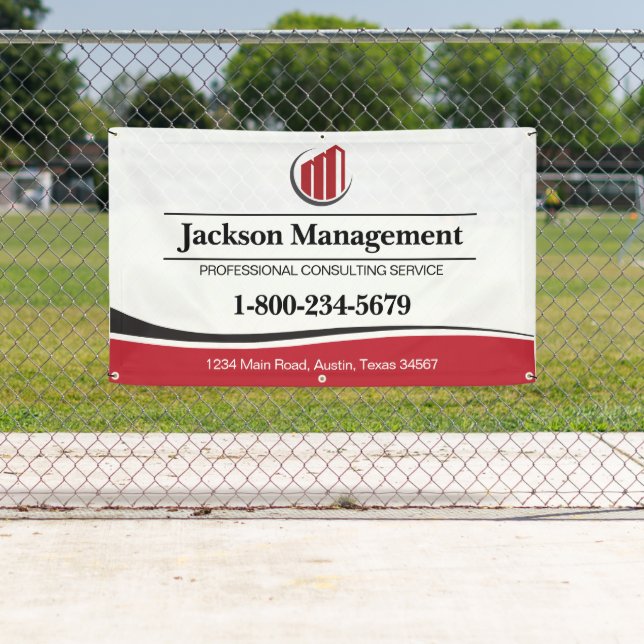 Professional Business Banner with Your Logo (Insitu)