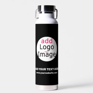 Professional Business Brand Custom Black  Water Bottle