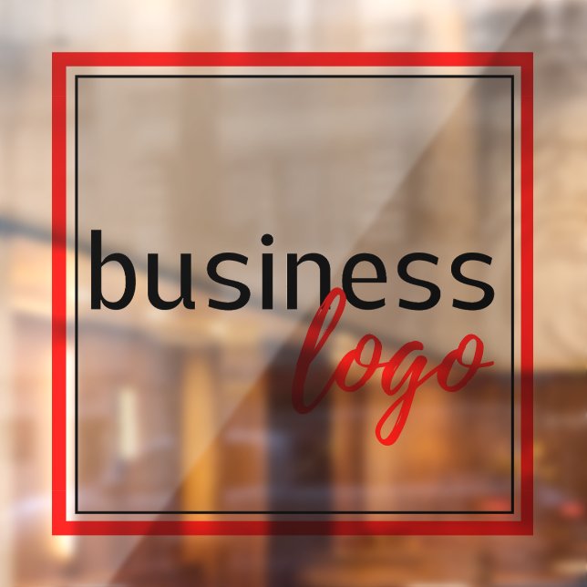 PROFESSIONAL BUSINESS BRANDED CUSTOM COMPANY LOGO WINDOW CLING (Sheet 2)