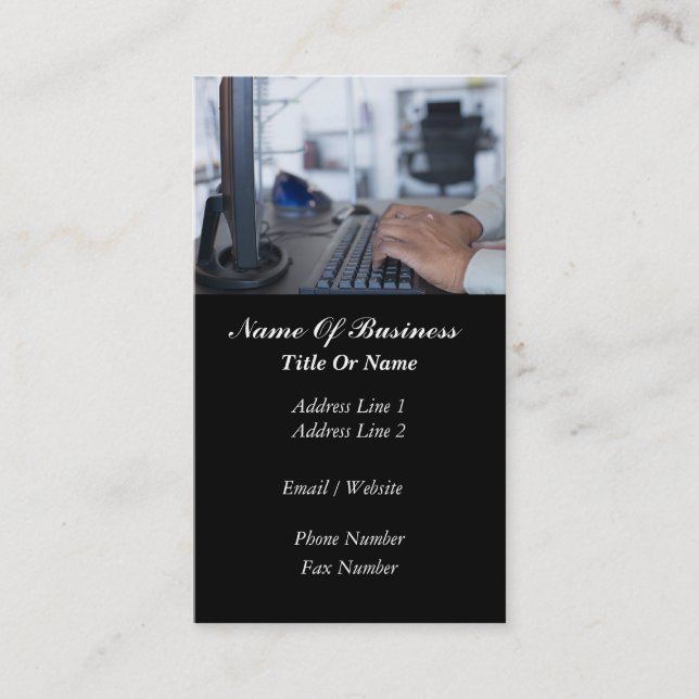 Professional Business Card (Front)