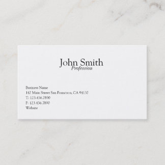 Professional Business Card