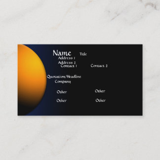 Professional Business Card