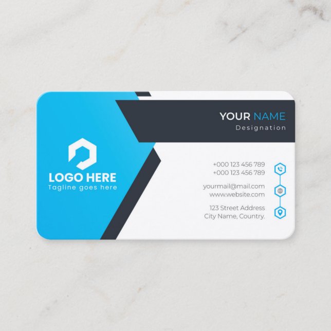 Professional Business Card (Front)