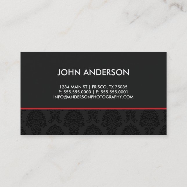 Professional Business Card (Front)