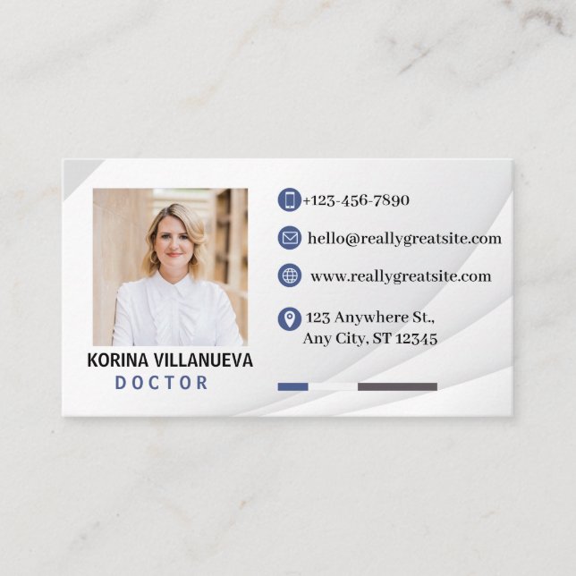 Professional Business Card: Customize Your Design Business Card (Front)