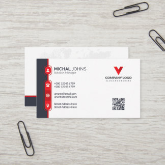 Professional business card mockup