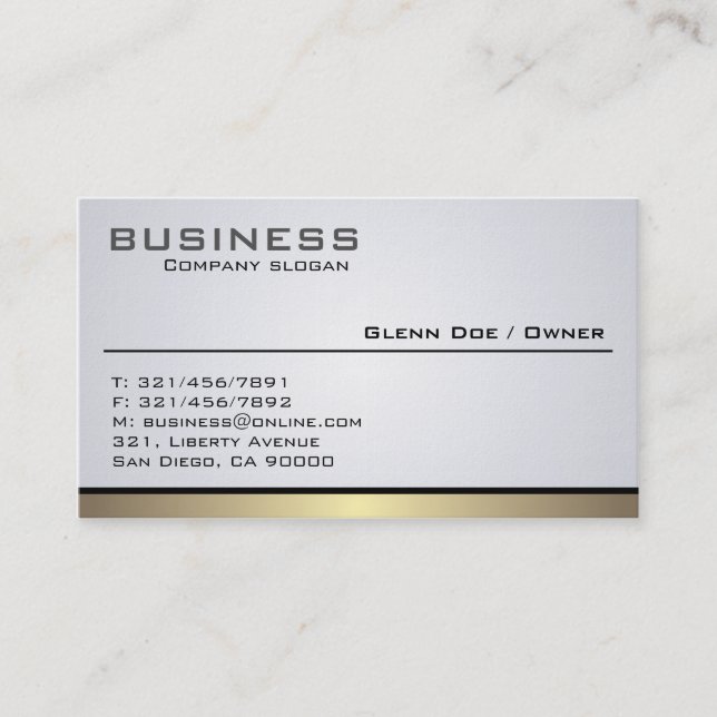 Professional - Business Cards (Front)