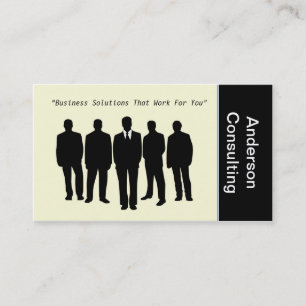 Professional Business Consultants Business Card