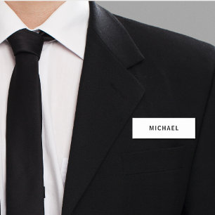 Professional Business Employee Custom Name Tag