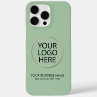 Professional Business Logo and Text Company Green