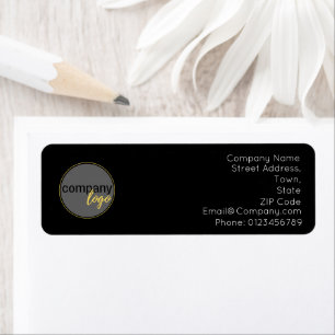 PROFESSIONAL BUSINESS LOGO COMPANY NAME BLACK