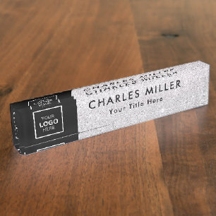 Professional business logo Desk Nameplate