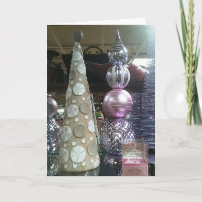 PROFESSIONAL/BUSINESS MODERN CHRISTMAS WISHES HOLIDAY CARD (Front)