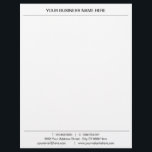 Professional Business Name Logo Address Letterhead<br><div class="desc">Custom Colours and Font - Your Business Office Letterhead with Logo (back side ) - Add Your Business Name - Company / Address - Contact Information / Logo - Image - Resize and move or remove and add elements - image / text with Customization tool. Choose colours / font /...</div>