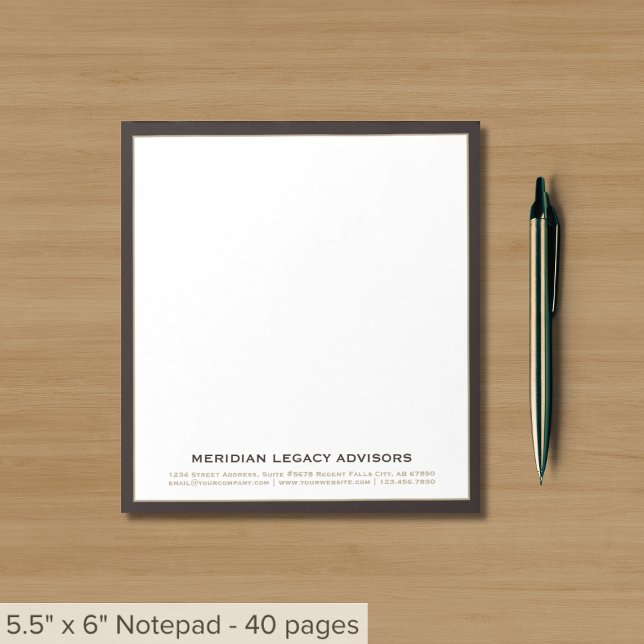 Professional Business Notepad (Creator Uploaded)