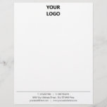 Professional Business Office Letterhead with Logo<br><div class="desc">Personalized Your Business Letterhead with Logo - Add Your Logo - Image / Text - Information - Resize and move or remove and add elements / image with Customization tool ! Choose / add your colours / font / size ! Good Luck - Be Happy :)</div>