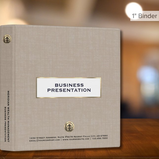 Professional Business Presentation Binder (Creator Uploaded)