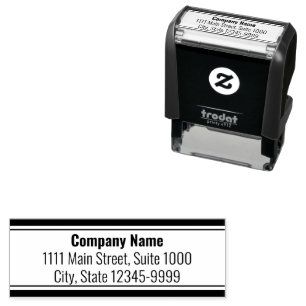 Professional Business Return Address Self-inking Stamp