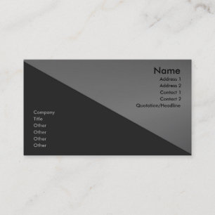 Professional BW Profile Card