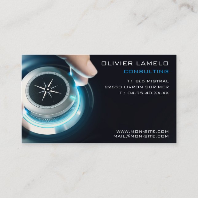 Professional calling card consulting (Front)