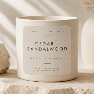 Professional Candle Small Business Branding Label