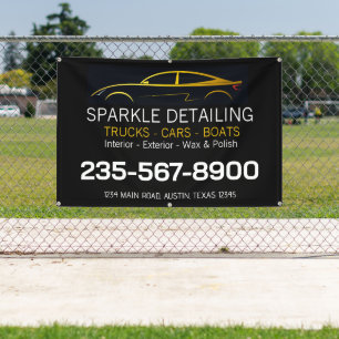 Professional Car Detailing Banner