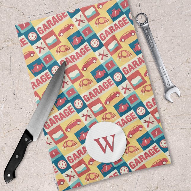Professional Car Repairman Iconic Designed Kitchen Towel (Creator Uploaded)