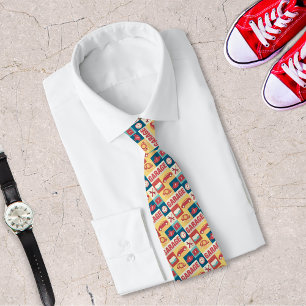 Professional Car Repairman Iconic Small Designed Tie