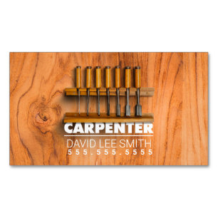 Professional Carpenter tools Magnetic Business Card