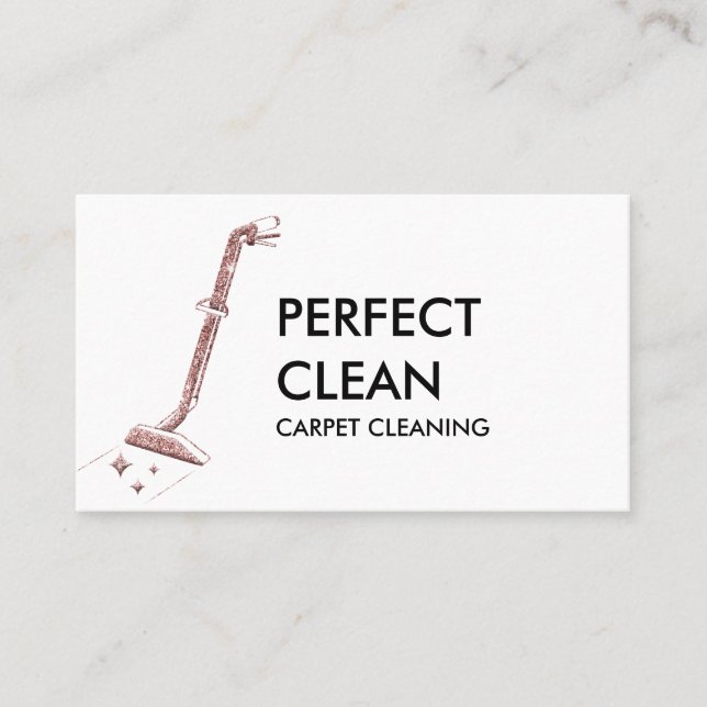 Professional Carpet Cleaning and Floor Cleaning  B Business Card (Front)
